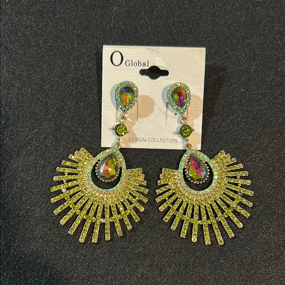 Multicolor Statement Earrings